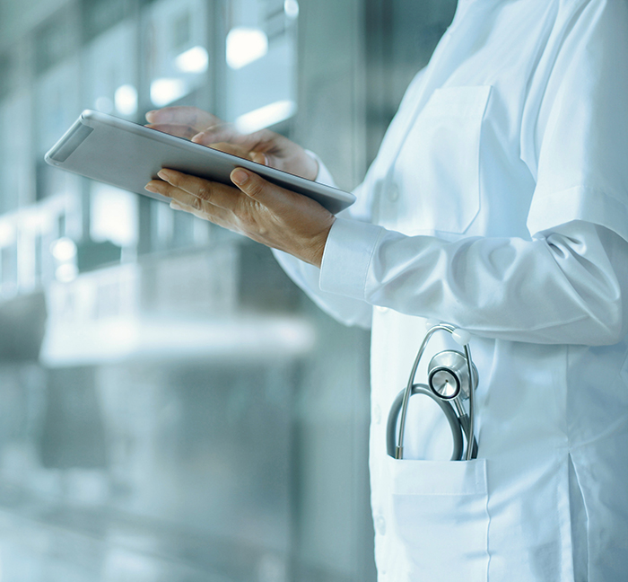 Healthcare and medicine. Medical and technology. Doctor working
