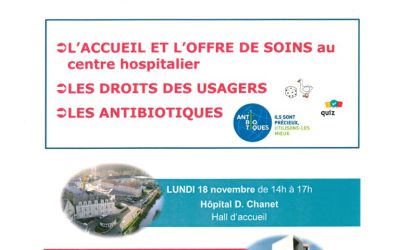 Semaine sécurité des patients du 18 au 22 novembre 2019