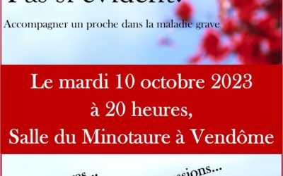 Forum « Etre aidant… pas si évident » le 10 octobre 2023