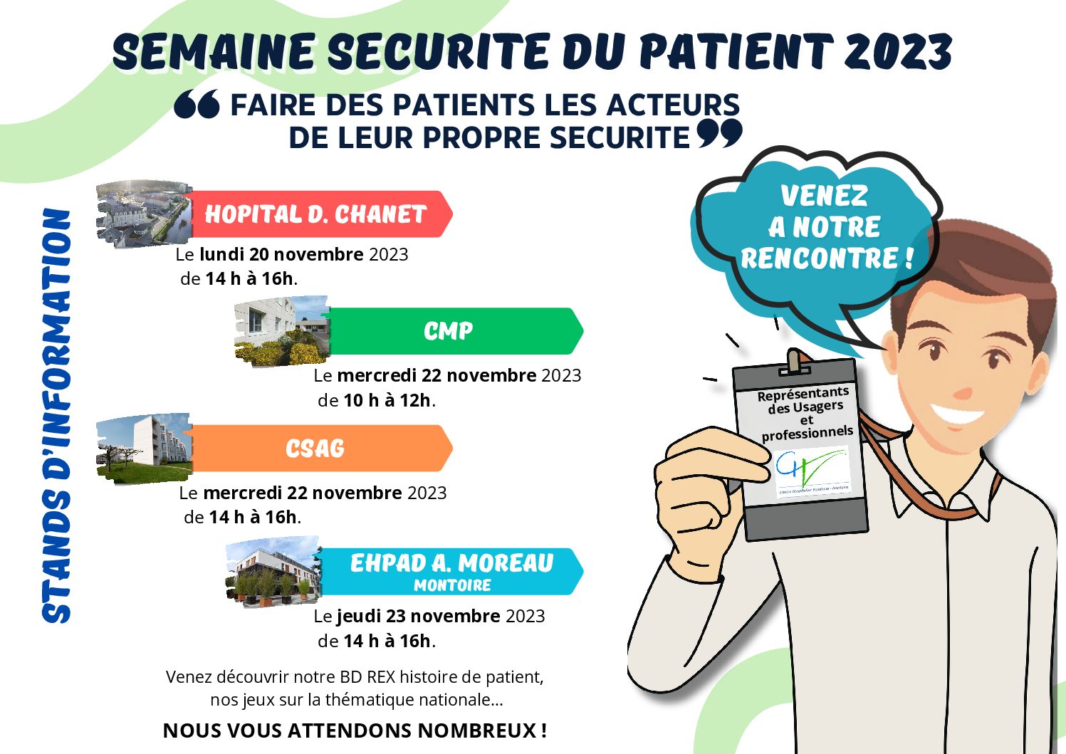Semaine de sécurité des patients 2023