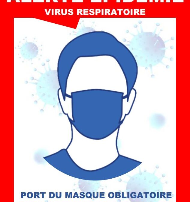 Port du masque obligatoire jusqu’au 17 février 2025